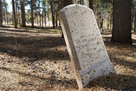 Echoes Of A Buried Past Carry From The Paupers Section Of A Leadville