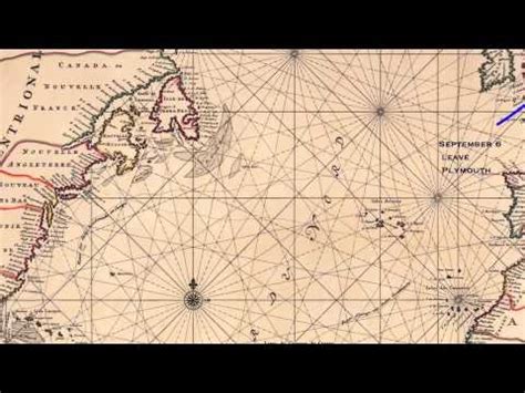 Mayflower Voyage Map