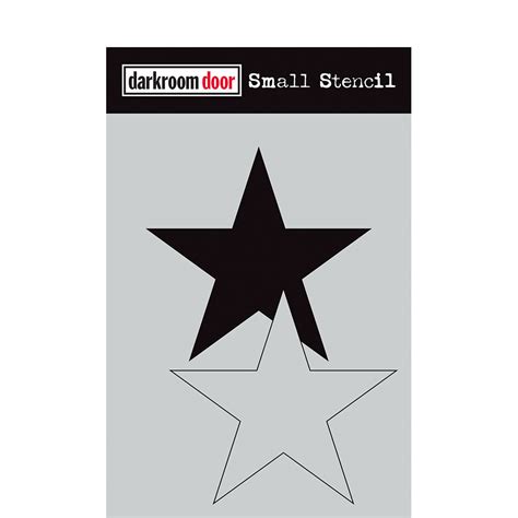 Small Stencil - Star Set - Darkroom Door