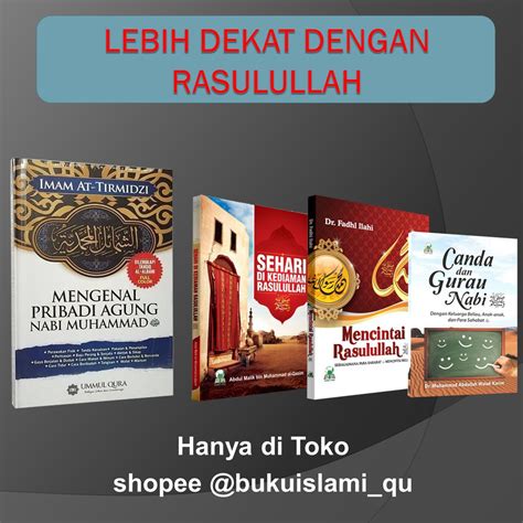 Jual Paket Sirah Mengenal Pribadi Agung Rasulullah Shopee Indonesia