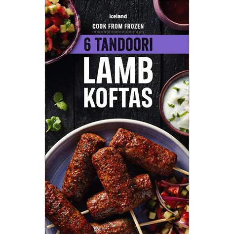 Iceland Tandoori Lamb Koftas G Lamb Iceland Foods