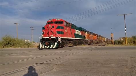 Ferromex Bnsf Y Union Pacific Rumbo Norte Youtube