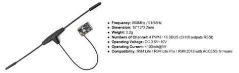 FrSky R9 MX Enhanced R9 Series Access OTA Long Range Receivers