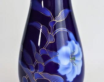 Fukagawa Vase Peony Motif Arita Porcelain Free Shipping Etsy