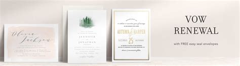 Vow Renewal Invitations Renew Your Love With Basic Invite