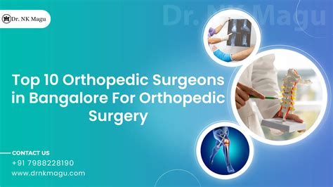 Top 10 Orthopedic Surgeons in Bangalore For Best Orthopedic Surgery