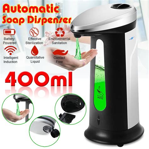 Automatic Soap Dispenser Touchless Sanitizer 400ml Abs Electroplated Smart Hands Free Liquid