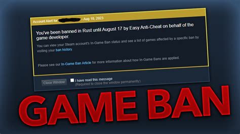 2014 Rust Player Game Banned YouTube