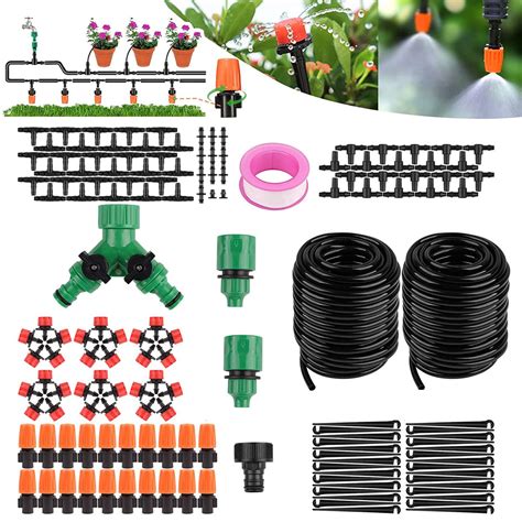 Goodern M Drip Irrigation Kit Garden Irrigation System Blank