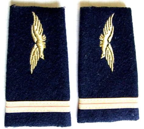 E Paire De Fourreaux D Epaules Epaulettes Armee De L Air Adjudant