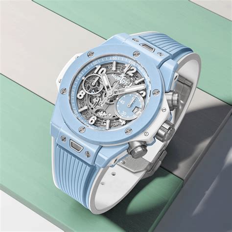 Montre Hublot Big Bang Unico Sky Blue Mm Ex Rx Lepage