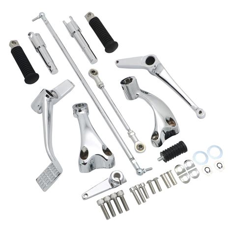 Forward Control Pegs Lever Linkage Kit For Harley Sportster