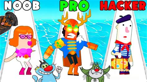 NOOB Vs PRO Vs HACKER With Oggy And Jack In Ultimate Bowmasters