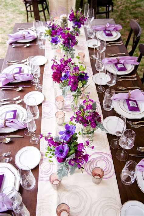 Wedding Reception Wedding Table Decorations Purple Purple Wedding Decorations Wedding Table