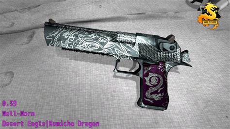 Desert Eagle Kumicho Dragon Skin Wear Preview YouTube