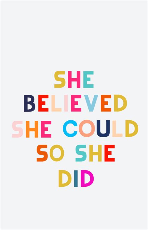 She Believed She Could So She Did Wallpapers Wallpaper Cave