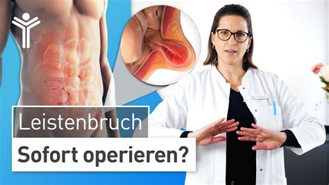 Leistenbruch Symptome Behandlung Leistenhernie SOFORT Operieren