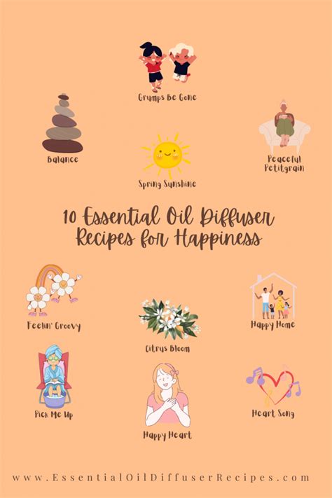 Essential Oil Diffuser Blends For Happiness Essential Oil Diffuser