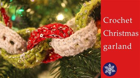 Easy Crochet Christmas Tree Garland Tutorial YouTube Crochet