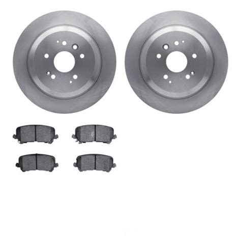 Disc Brake Kit Rotors With Advanced Brake Pads Dfc Fits Acura