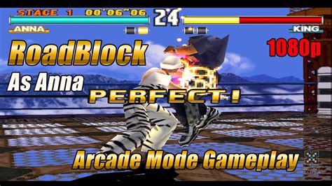 TEKKEN 3 鉄拳3 Arcade Mode Anna Gameplay in 1080P 60 FPS YouTube