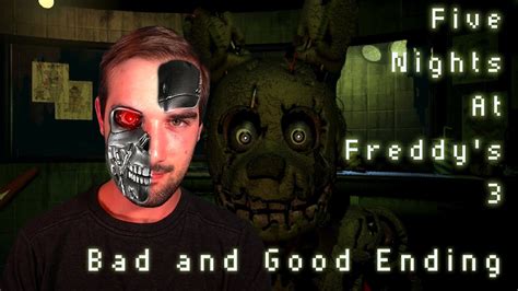 Five Nights At Freddy S Good Ending And Bad Ending Night And