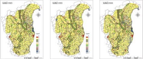 Temporal LULC map of the Pennar River Basin. | Download Scientific Diagram