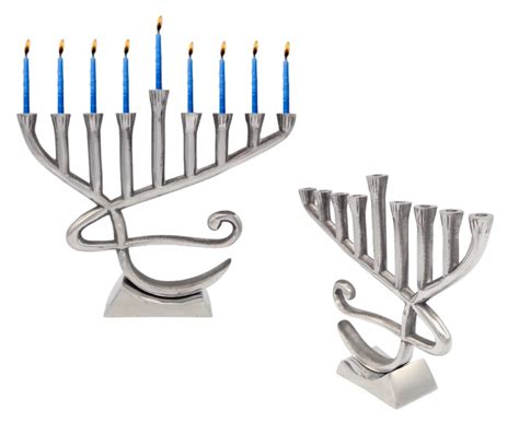 Menorah Candle Holder For Hanukkiah Tabernacle Home D Cor Table