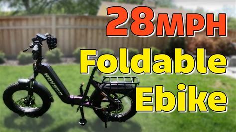 A Powerful Feature Packed Foldable Fat Tire Ebike Hovsco HovBeta