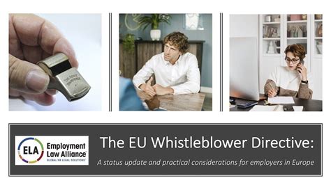 The Eu Whistleblower Directive