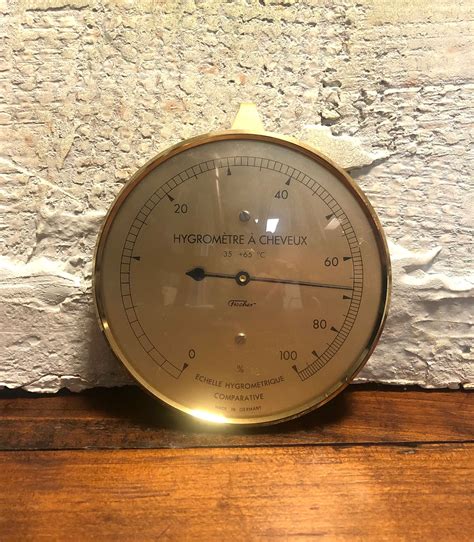 Fischer Hair Hygrometer 20th Century Diameter