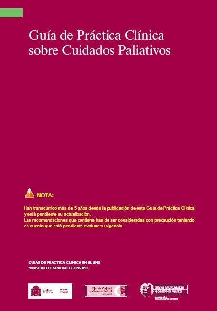 Guía de Práctica Clínica sobre Cuidados Paliativos PDF