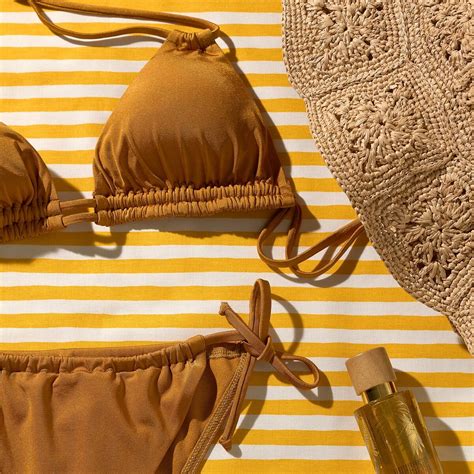Produktdetails Bikini oberteil Triangelform Herausnehmbare Schalen Ohne Formbügel