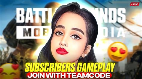 Rush Wala Bhasad Stream Bgmi Live Teamcode Gameplay Girlgamer