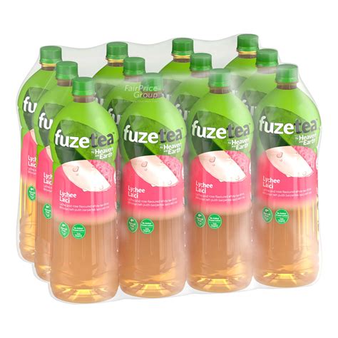 Fuze Tea Flavoured White Tea Bottle Drink Lychee Ntuc Fairprice