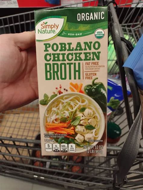 Simply Nature Organic Poblano Chicken Broth Fig App