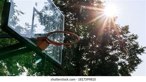 Basketball Field Side View Outdoor Images Stock Photos Vectors