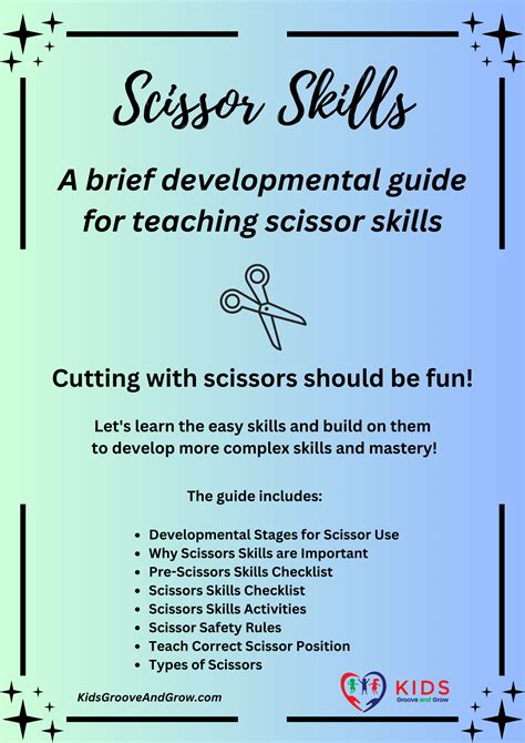 Scissor Skills A Brief Developmental Guide For Teaching Scissor Skills