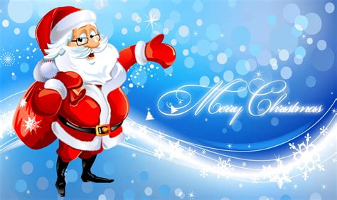 Santa Claus Funny Merry Christmas Wallpaper 8167 Wallpaper Walldiskpaper