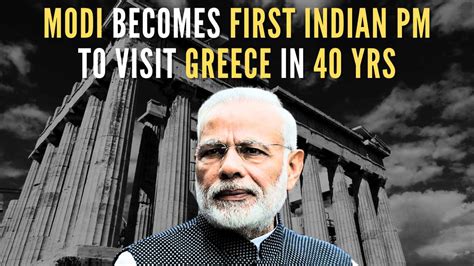 Modi Arrives In Athens Becomes First Indian Pm To Visit Greece