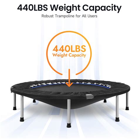 Bcan 4048 Foldable Mini Trampoline Max Load 330lbs440lbs Fitness