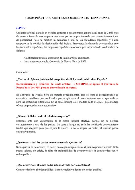 Casos prácticos DIPR ejercicios práctico DIP CASOS PRÁCTICOS