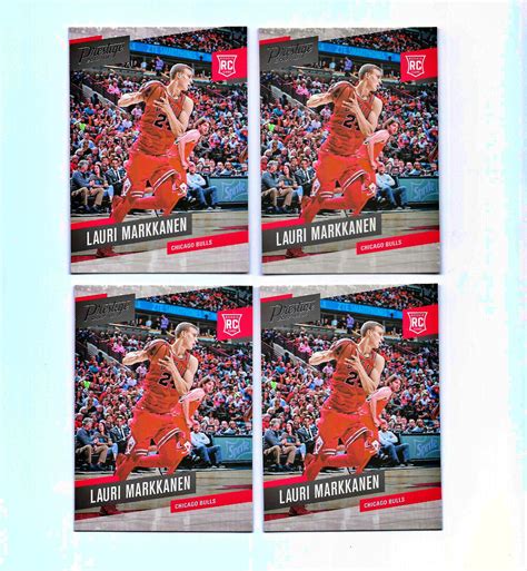 2017 18 Panini Prestige 157 Lauri Markkanen Rookie RC Chicago Bulls