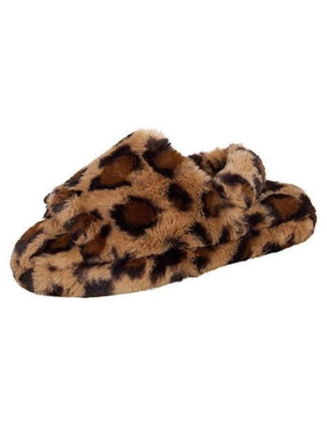 Buy Jessica Simpson Girls Plush Faux Fur Slip on House Slippers With ...