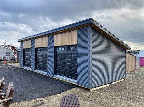 slanted roof garages slant roof garage
