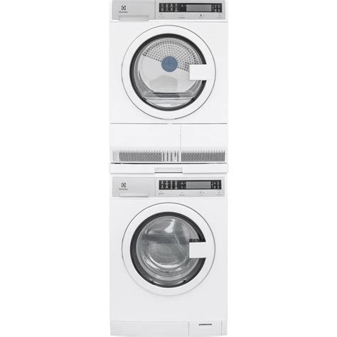 Electrolux Eifls20qsw Washer And Eied200qsw Electric Dryer Set Wstacking Kit Compact Washer And