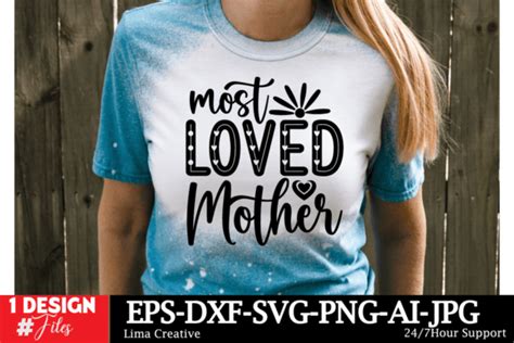 Most Loved Mother Svg Cut File Graphic By Lima Creative · Creative Fabrica