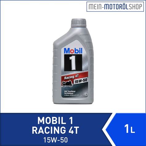 Motoroelshop Mobil 1 Racing 4T 15W 50