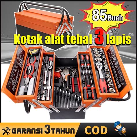 Jual Tool Kit Pcs Tool Box Perkakas Kunci Sok Set Pekerjaan Mobil