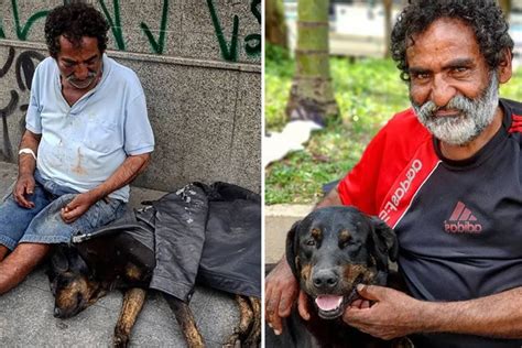 Morador De Rua Doa Casaco Para Cachorro E Os Dois Conseguem Abrigo